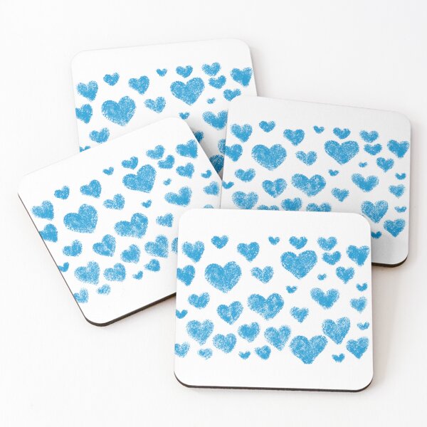 Item preview, Grouping of Blue Hearts designed and sold by allie-honigford.