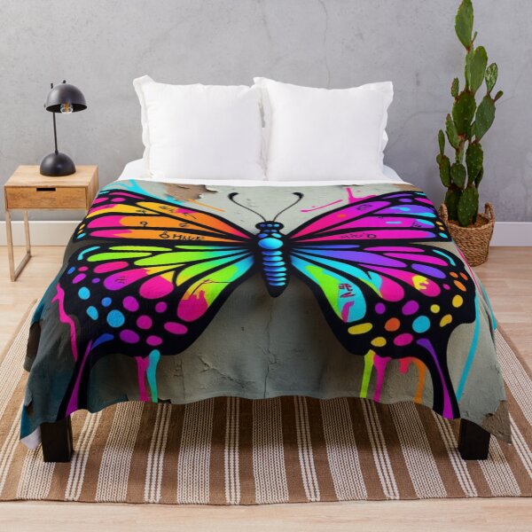 Item preview, Wild Graffiti Butterfly Colorful Scribble Street Art designed and sold by Xenovita.