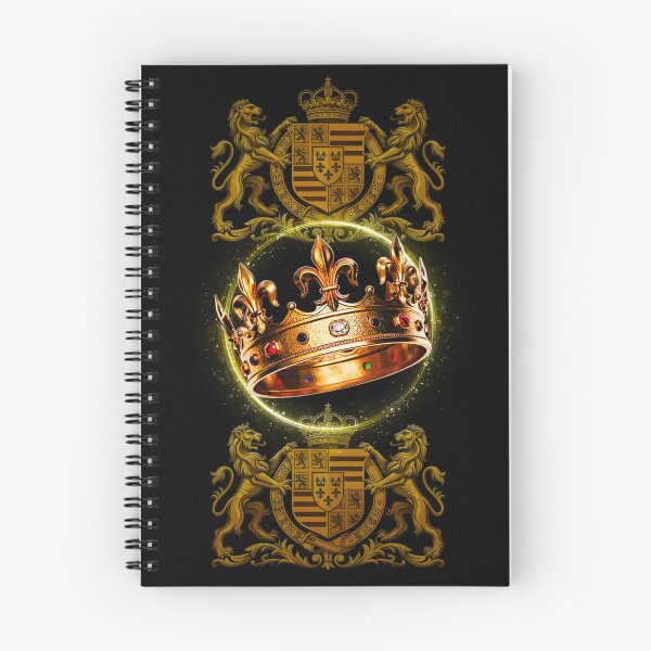 Item preview, Royal Crown & Heraldic Crest – Regal Gold Luxury Emblem Art designed and sold by Exodoi.