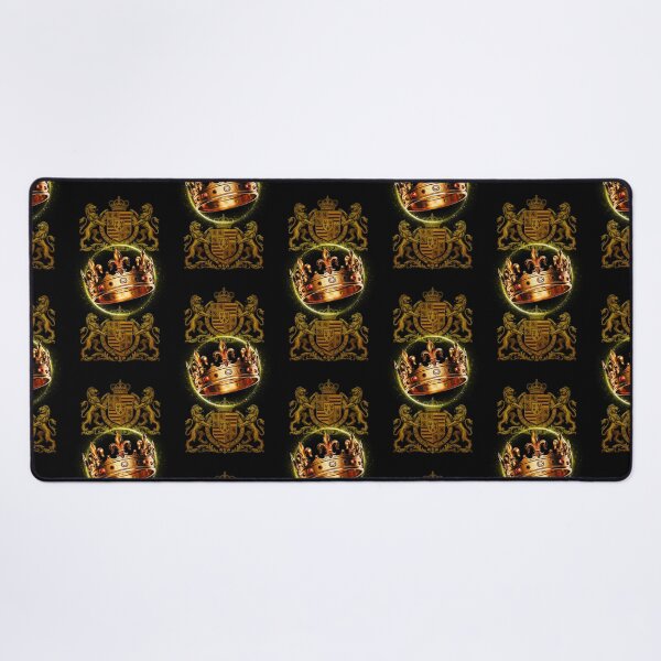 Item preview, Royal Crown & Heraldic Crest – Regal Gold Luxury Emblem Art designed and sold by Exodoi.