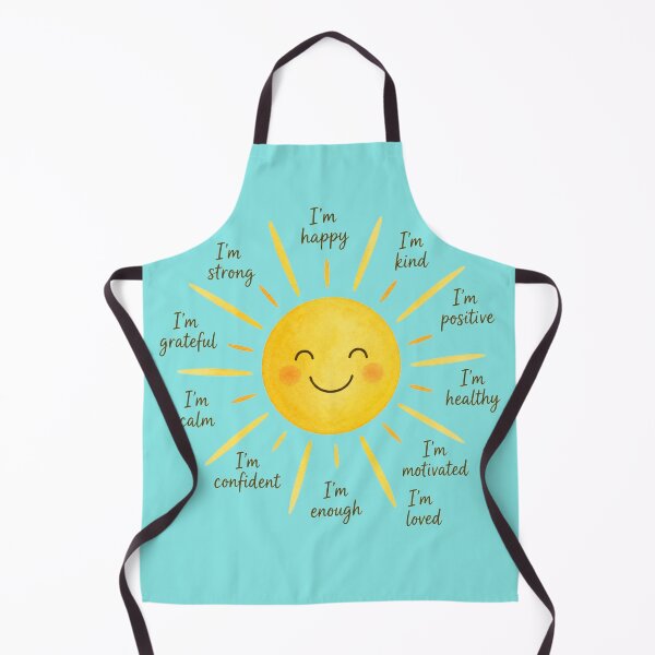 Item preview, Positive Affirmations Sun Cute Mental Health Motivation Design designed and sold by Evelashop.