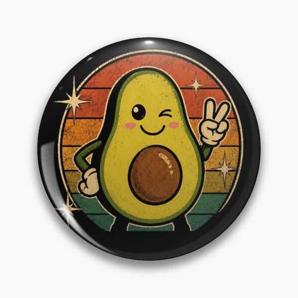 Item preview, Cool Avocado Peace Sign Retro designed and sold by Moizento.