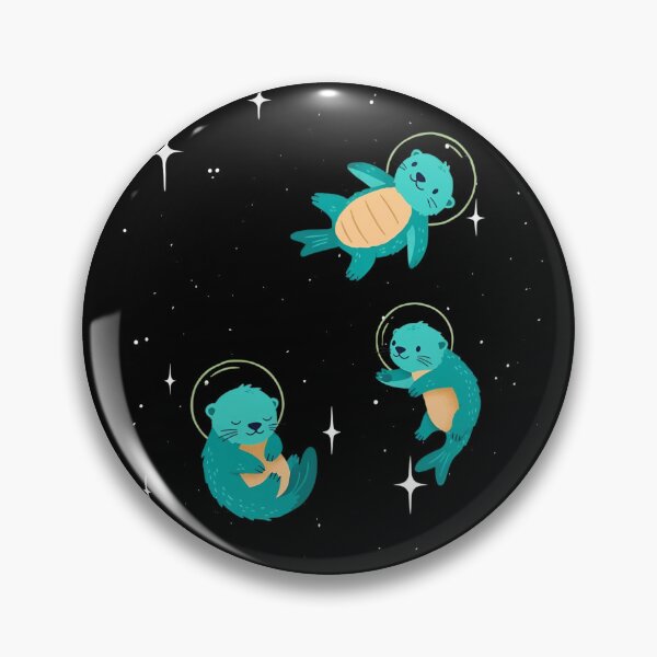 Item preview, Cute Space Sea Otters – Kawaii Astronaut Ocean Animals designed and sold by JessArty ⭐⭐⭐⭐⭐.