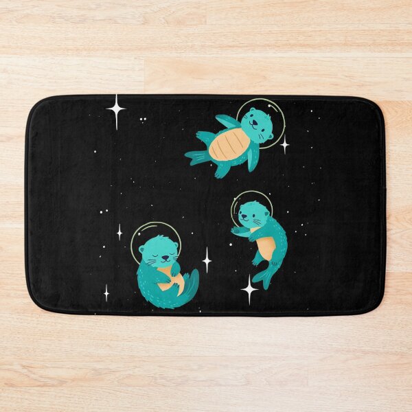 Item preview, Cute Space Sea Otters – Kawaii Astronaut Ocean Animals designed and sold by JessArty ⭐⭐⭐⭐⭐.