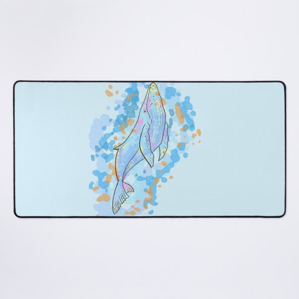 Item preview, Majestic Humpback Whale Watercolor Splash Ocean Art Design designed and sold by DreamerX.