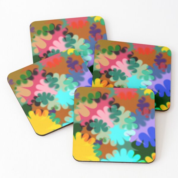 Item preview, Colorful Abstract Floral Pattern – Bold Retro Flower Power Design designed and sold by BuckaBaby.