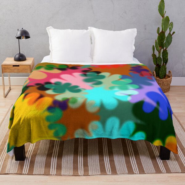 Item preview, Colorful Abstract Floral Pattern – Bold Retro Flower Power Design designed and sold by BuckaBaby.
