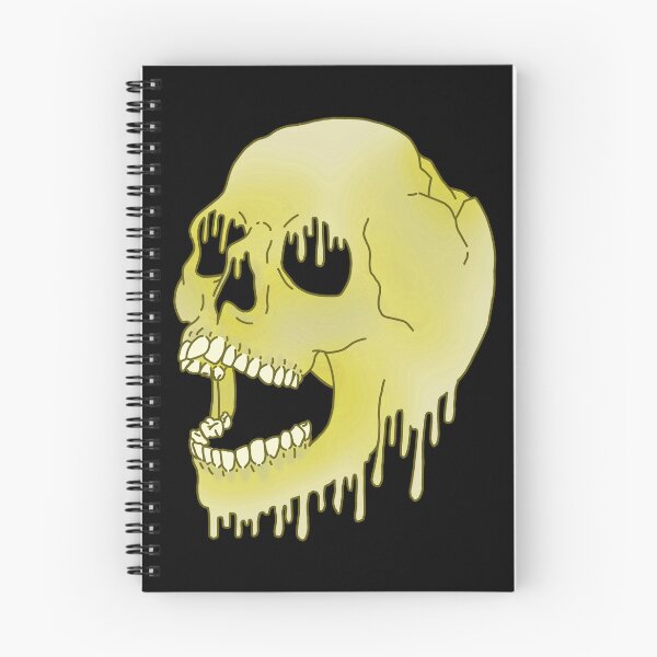 Item preview, Melting Skull - Yellow designed and sold by LMaccaMakes.