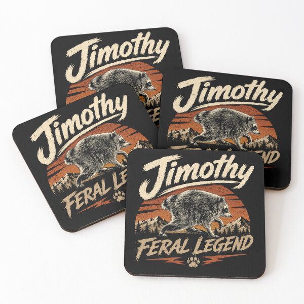Item preview, Jimothy Raccoon Seattle Feral Legend Meme designed and sold by Kladhadredo.