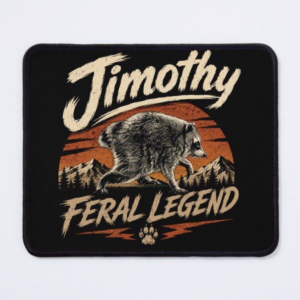 Item preview, Jimothy Raccoon Seattle Feral Legend Meme designed and sold by Kladhadredo.