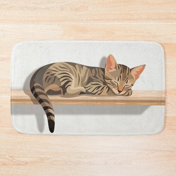 Item preview, Cat sleeping on a shelf designed and sold by NorthNook.
