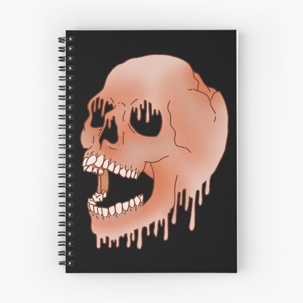 Item preview, Melting Skull - Orange designed and sold by LMaccaMakes.