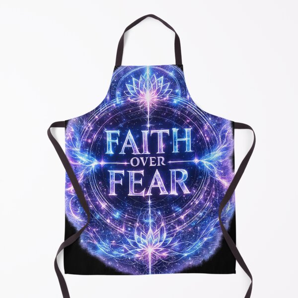 Item preview, Faith Over Fear | Glowing Christian Neon Faith Design designed and sold by PolitiSized.