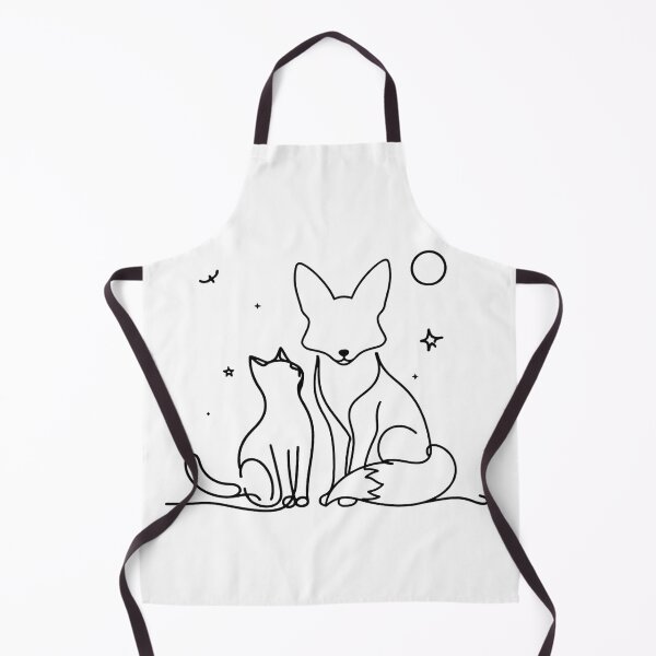 Item preview, Fox and Cat Friendship designed and sold by Nitta Studio.