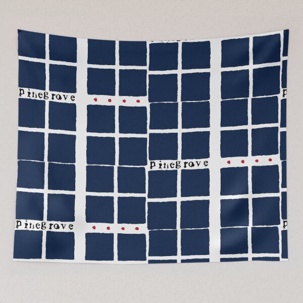 Item preview, Minimalist Grid Abstract Poster Pinegrove designed and sold by SugaDesigns.