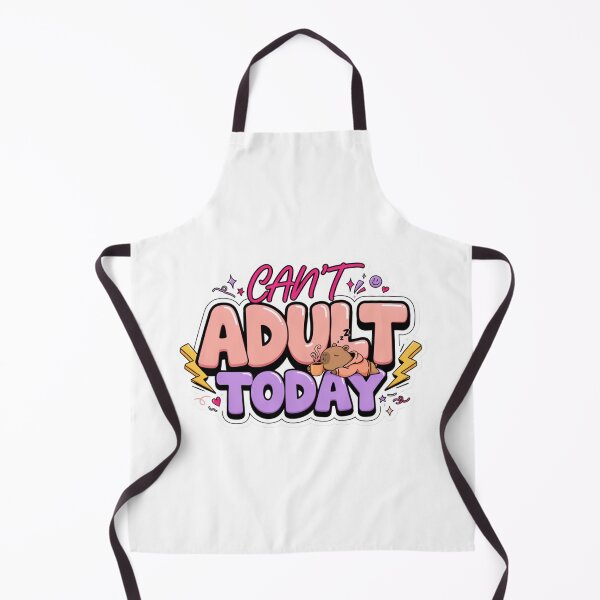 Item preview, Can't Adult Today Funny Kawaii T-Shirt – Cute Cozy Burnout Quote Gift for Introverts, Coffee Lovers & Office Workers designed and sold by GemBob Creations.