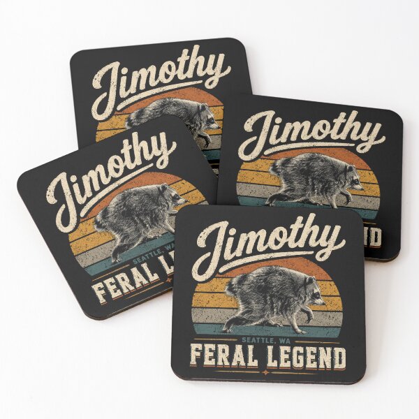 Item preview, Jimothy Raccoon Seattle Feral Legend Meme designed and sold by Kladhadredo.