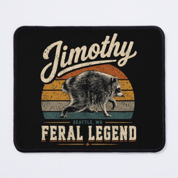 Item preview, Jimothy Raccoon Seattle Feral Legend Meme designed and sold by Kladhadredo.