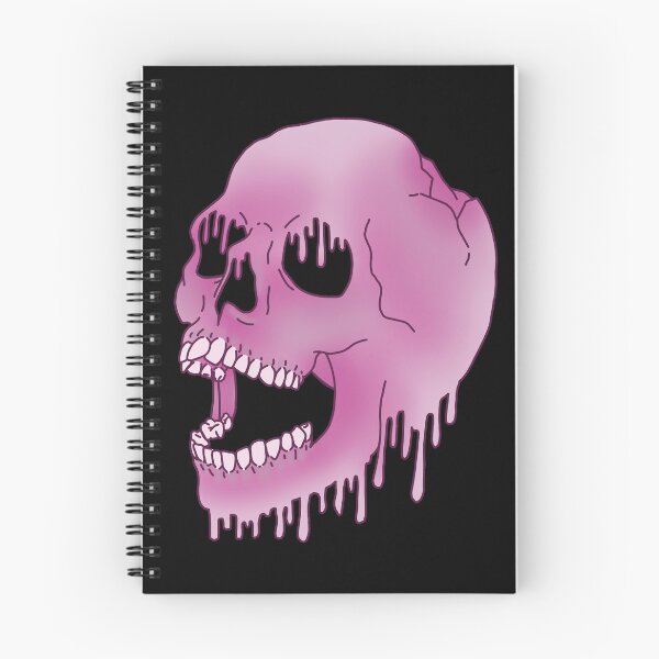 Item preview, Melting Skull - Pink designed and sold by LMaccaMakes.