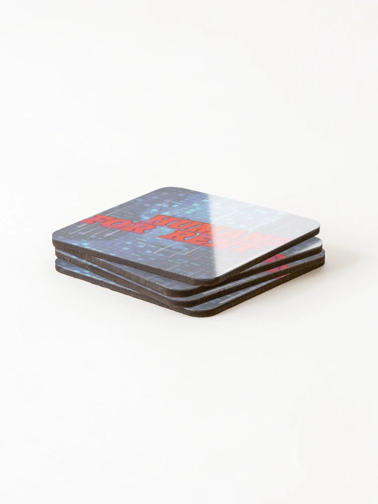 Thumbnail 4 of 5, Coasters (Set of 4), HUMANS FOR RENT designed and sold by TurtoeClub.