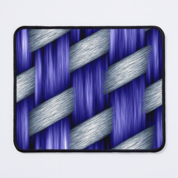 Item preview, The Dance of Metallic Fibers Metallic Weave Purple & Silver - 3D Interlaced Textile Pattern designed and sold by RAYBIL.