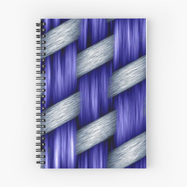 Item preview, The Dance of Metallic Fibers Metallic Weave Purple & Silver - 3D Interlaced Textile Pattern designed and sold by RAYBIL.