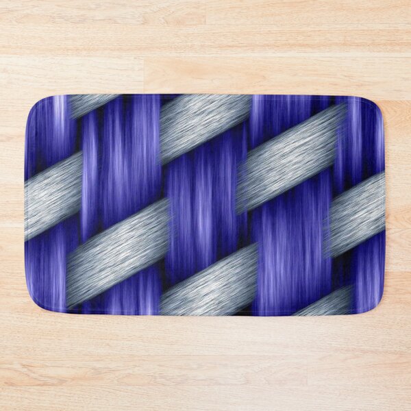 Item preview, The Dance of Metallic Fibers Metallic Weave Purple & Silver - 3D Interlaced Textile Pattern designed and sold by RAYBIL.
