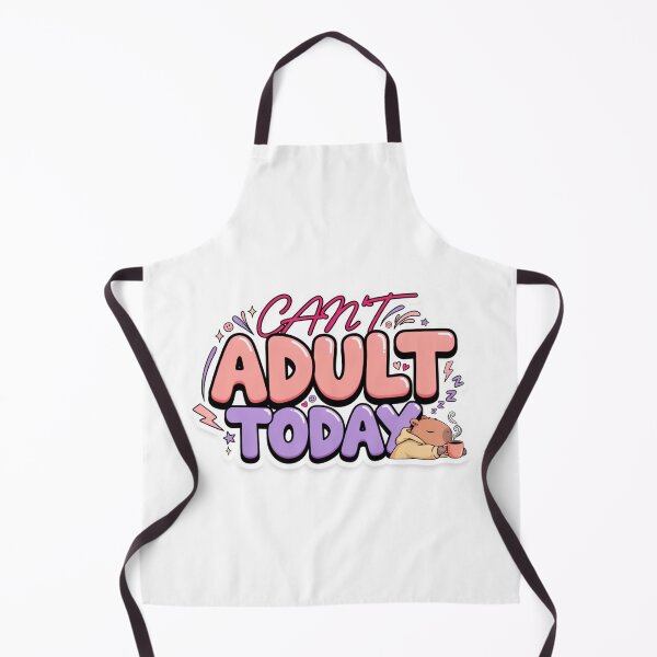 Item preview, Can't Adult Today Funny Kawaii Bear T-Shirt – Cute Coffee Lover Quote Gift for Introverts, Remote Workers & Cozy Girls designed and sold by GemBob Creations.