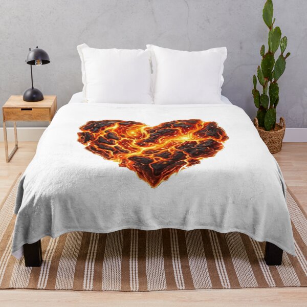 Item preview, Molten Magma Lava Heart designed and sold by Bad-Decisions-Designs.