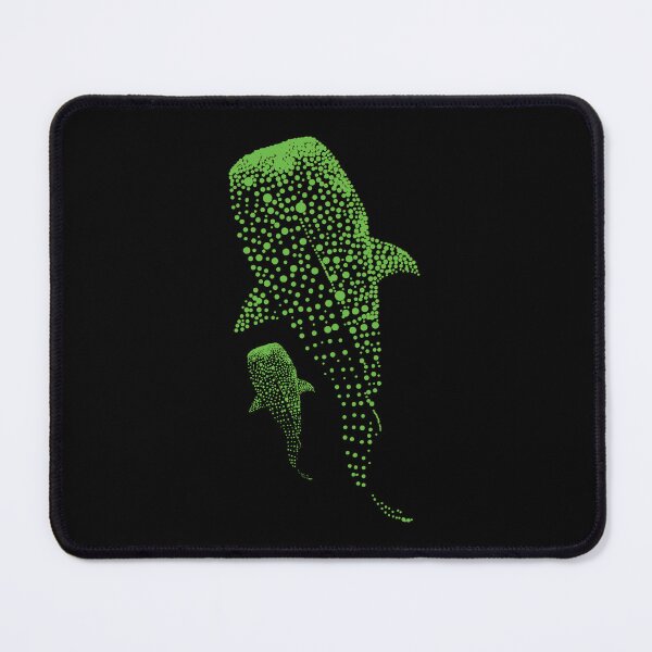 Item preview, Glowing Whale Shark Particle Art – Modern Ocean Wildlife Design designed and sold by RamyGallery.
