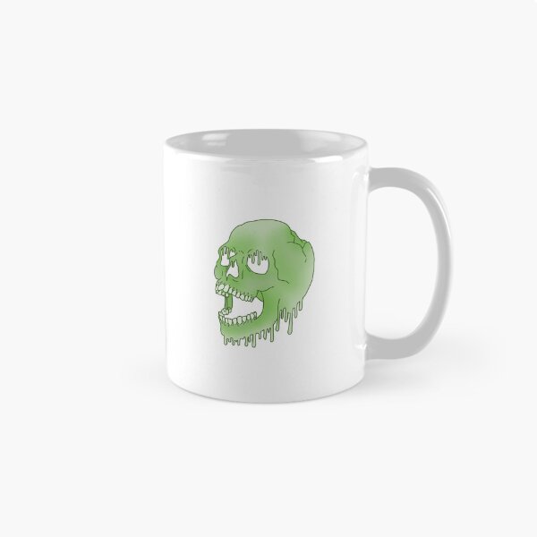 Item preview, Melting Skull - Green designed and sold by LMaccaMakes.