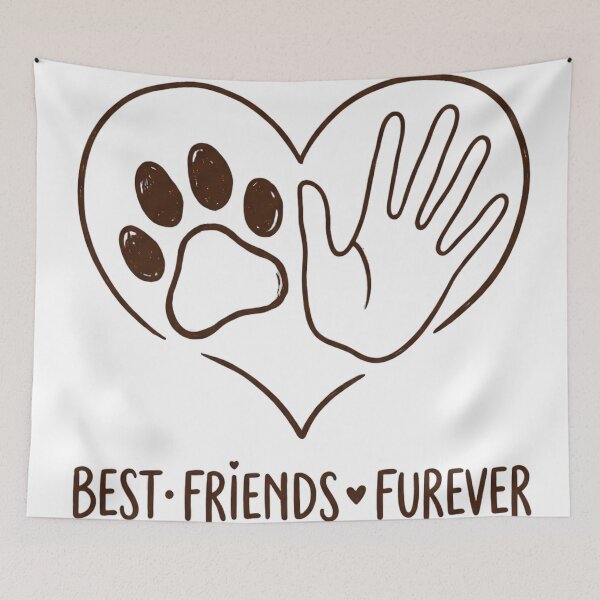 Item preview, Best Friends Furever Paw Heart Design designed and sold by SHOP-Corner.