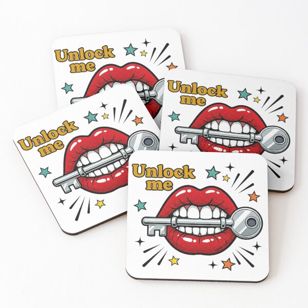 Item preview, Unlock Me Red Lips Key Design designed and sold by Bad-Decisions-Designs.