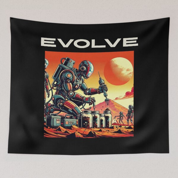 Item preview, Humanoid Robot Evolution T-Shirt | Future of AI & Human Innovation designed and sold by TEEJAMBOREE.