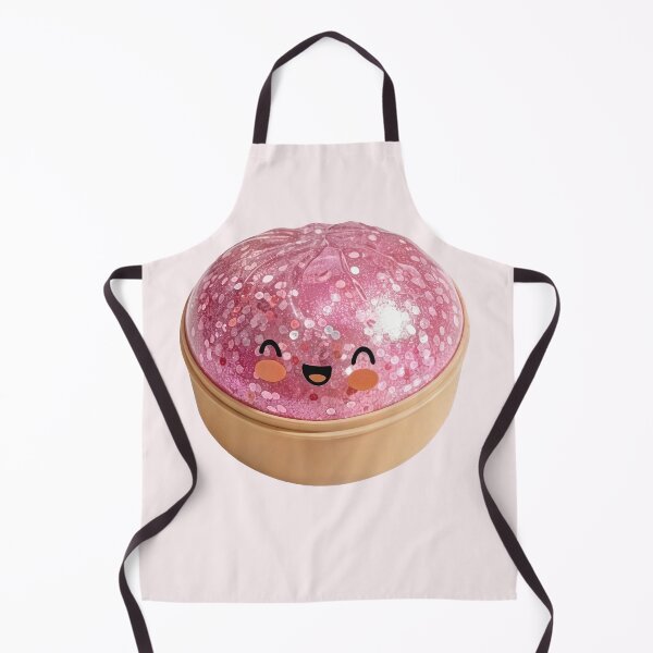 Artikelvorschau, Pinkfarbenes Glitzer-Bao-Bun-Squishy – Realistisches Kawaii-Spielzeug entworfen und verkauft von EmeraldeaArt.