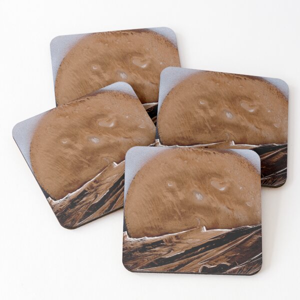 Item preview, Java Brown Jagged Mountain Range Spray Paint Art designed and sold by Jason Girard.