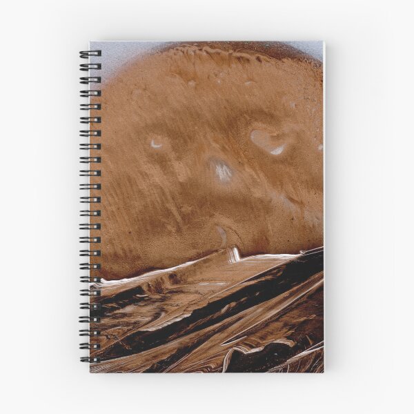 Item preview, Java Brown Jagged Mountain Range Spray Paint Art designed and sold by Urbandale Artist.