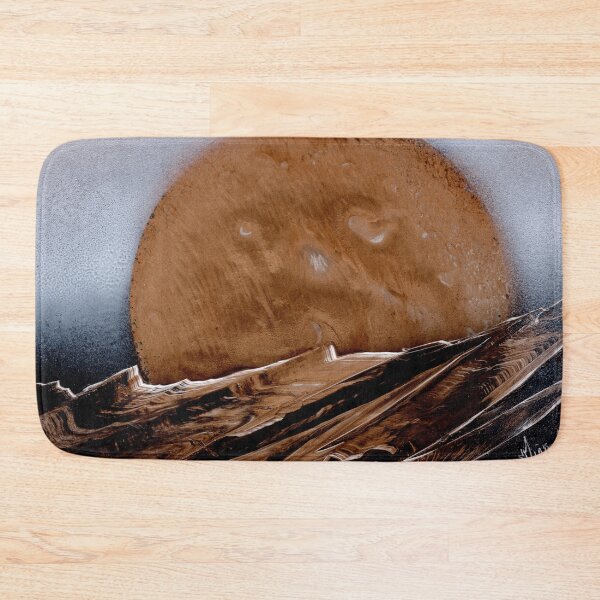 Item preview, Java Brown Jagged Mountain Range Spray Paint Art designed and sold by Urbandale Artist.