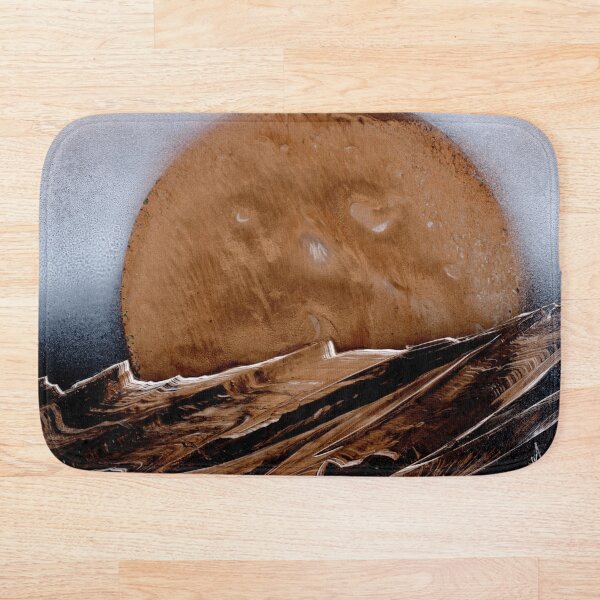Item preview, Java Brown Jagged Mountain Range Spray Paint Art designed and sold by Urbandale Artist.