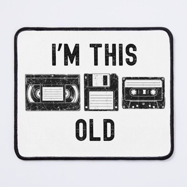 Item preview, I'm This Old Retro 80s 90s Vintage Tech Nostalgia designed and sold by FoxFrame Studio.