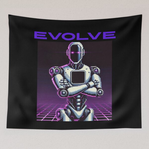 Item preview, Humanoid Robot Evolution T-Shirt | Future of AI & Human Innovation designed and sold by TEEJAMBOREE.