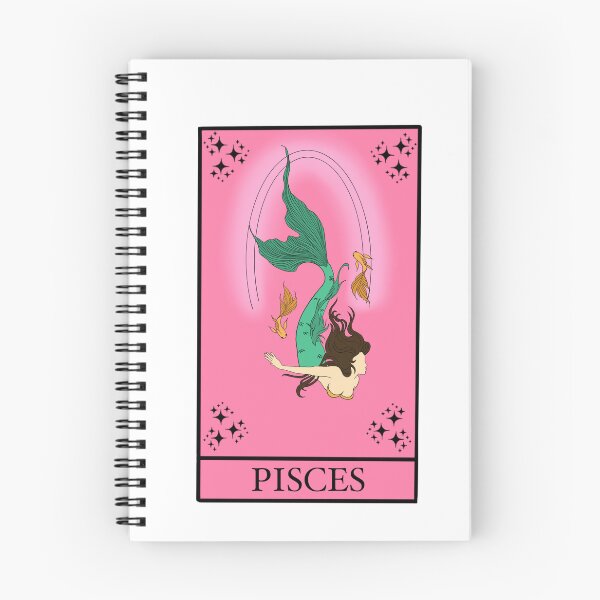 Item preview, Pink Pisces tarot card  designed and sold by Designsbyleahhh.