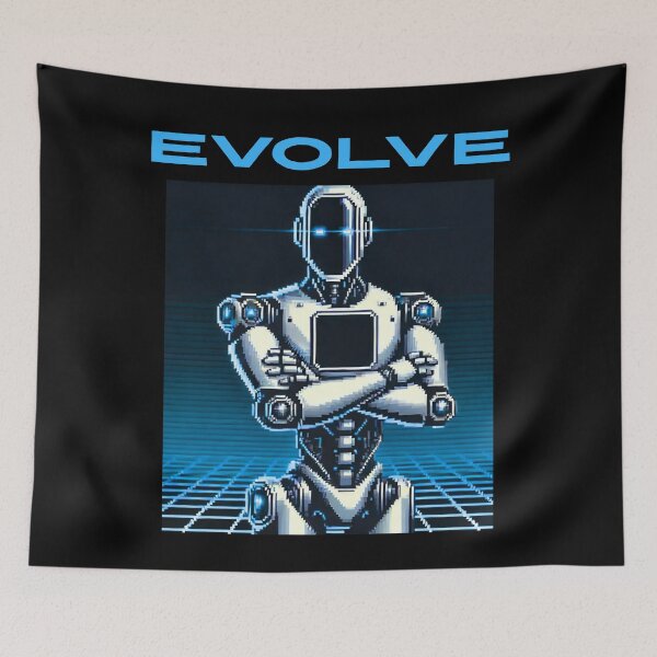Item preview, Humanoid Robot Evolution T-Shirt | Future of AI & Human Innovation designed and sold by TEEJAMBOREE.