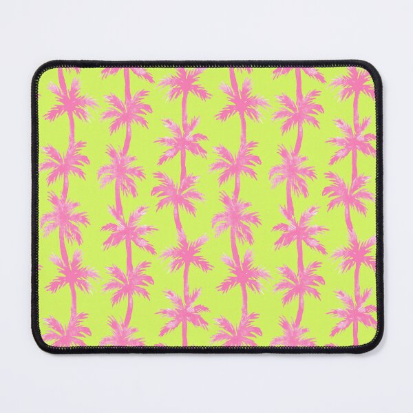 Item preview, Florida Retro Summer Palms Candy Pink on lime green designed and sold by Moritza Jarman Design.