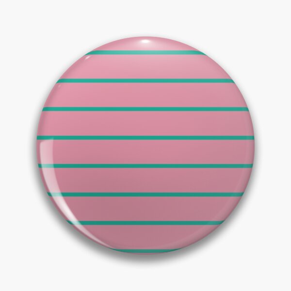 Item preview, Horizontal pin stripes soft pink and teal designed and sold by Hanna McCown.