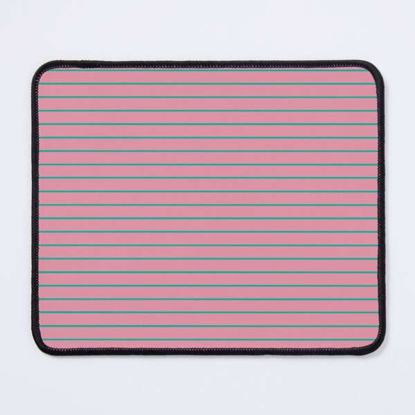 Item preview, Horizontal pin stripes soft pink and teal designed and sold by Hanna McCown.