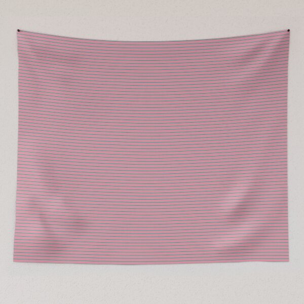 Item preview, Horizontal pin stripes soft pink and teal designed and sold by Hanna McCown.