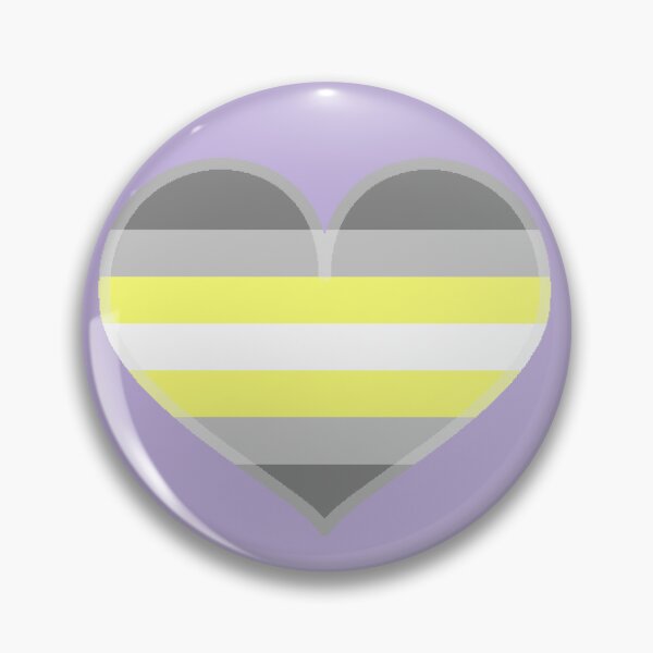 Item preview, Demigender/Deminonbinary Pride Heart [Purple Edition] designed and sold by Roxzania.