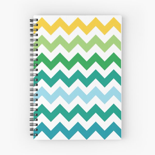 Item preview, Mid Century Chevron Pattern | Teal Green Yellow designed and sold by Vileprint.