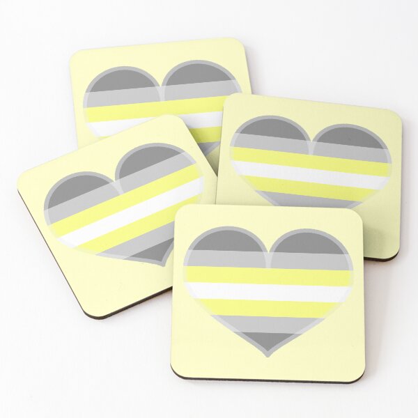 Item preview, Demigender/Deminonbinary Pride Heart [Yellow Edition] designed and sold by Roxzania.